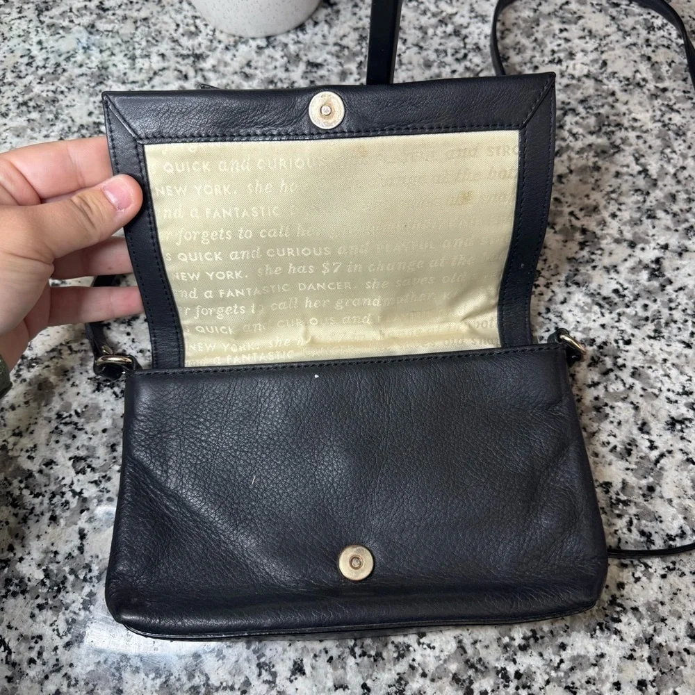Kate Spade | Women’s Black Leather Crossbody Bag